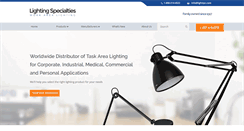 Desktop Screenshot of lightingspecialties.com